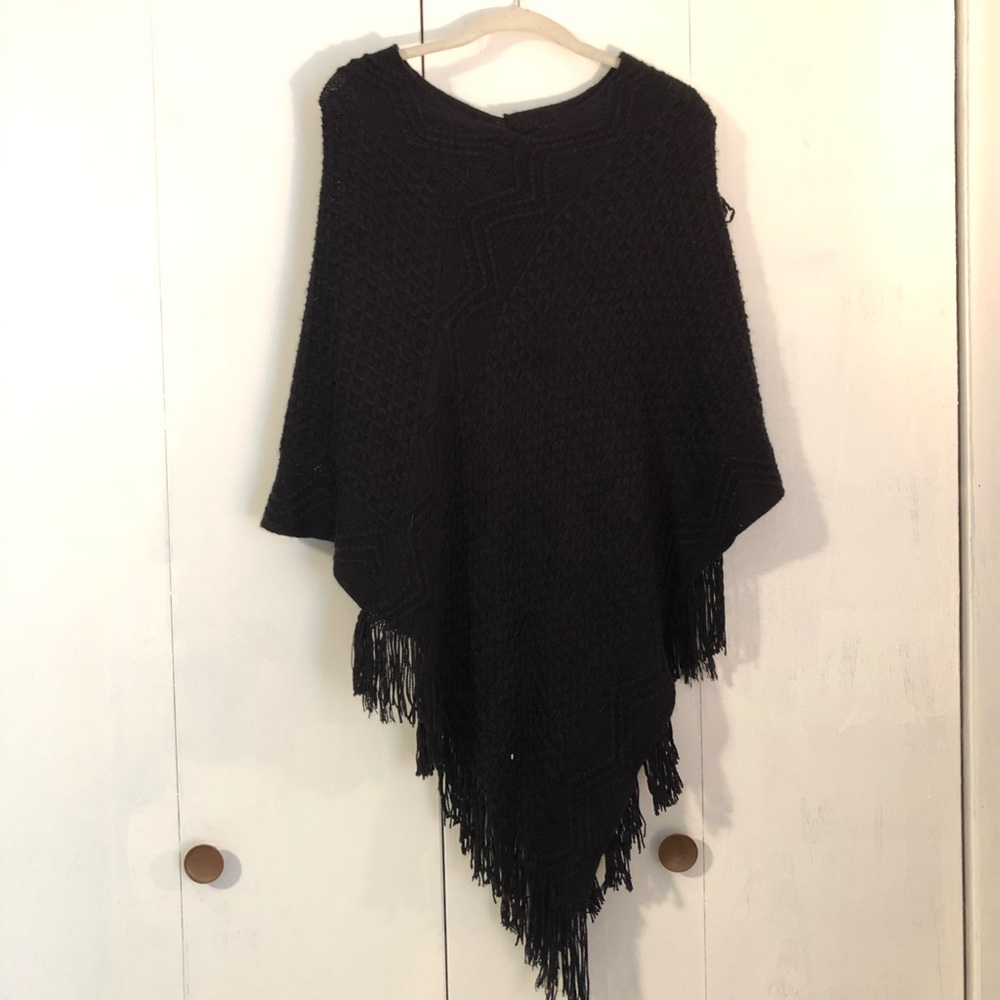 Black poncho
